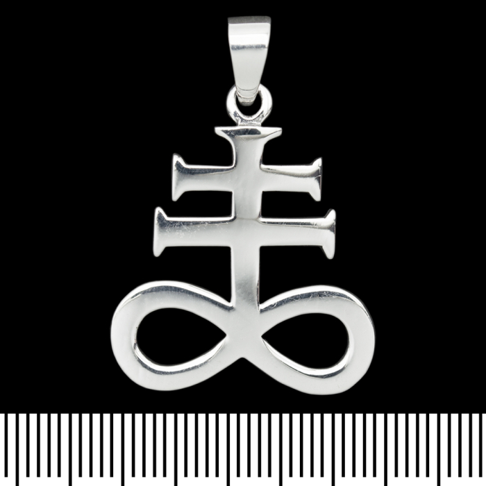 Pendant Leviathan Cross (silver, 925 assay value) (sp-155)