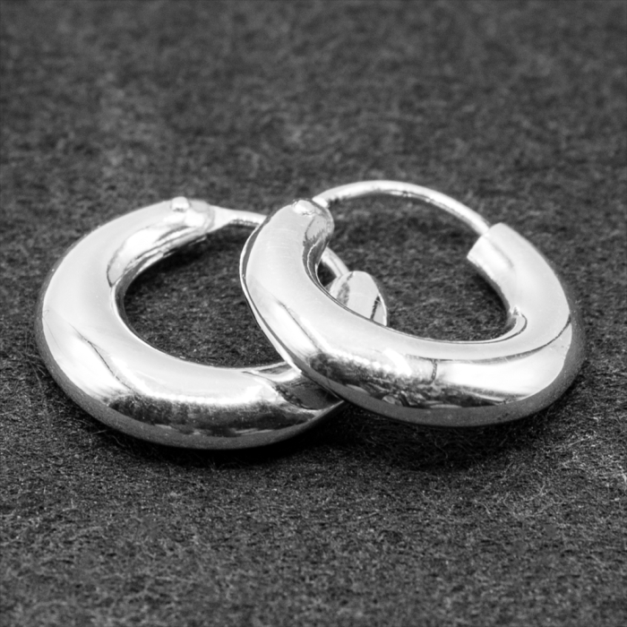 Earring, thick ring (eas-164)