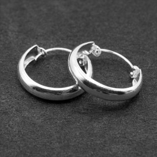 Earring, pirate ring, large (eas-167)