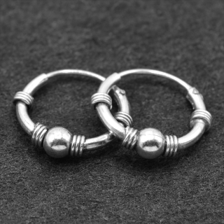 Earring, ring with a pattern (eas-099)