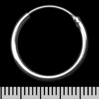 Earring, thickened ring (eas-175)