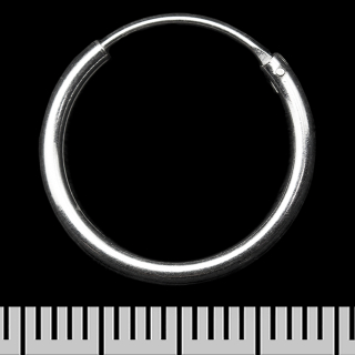Earring, thickened ring (eas-176)