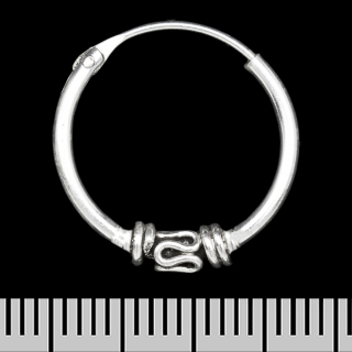 Earring, ring with a pattern (eas-182)