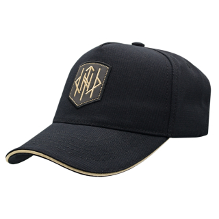 Black baseball cap with Trident patch in the form of runes (uacp-004)