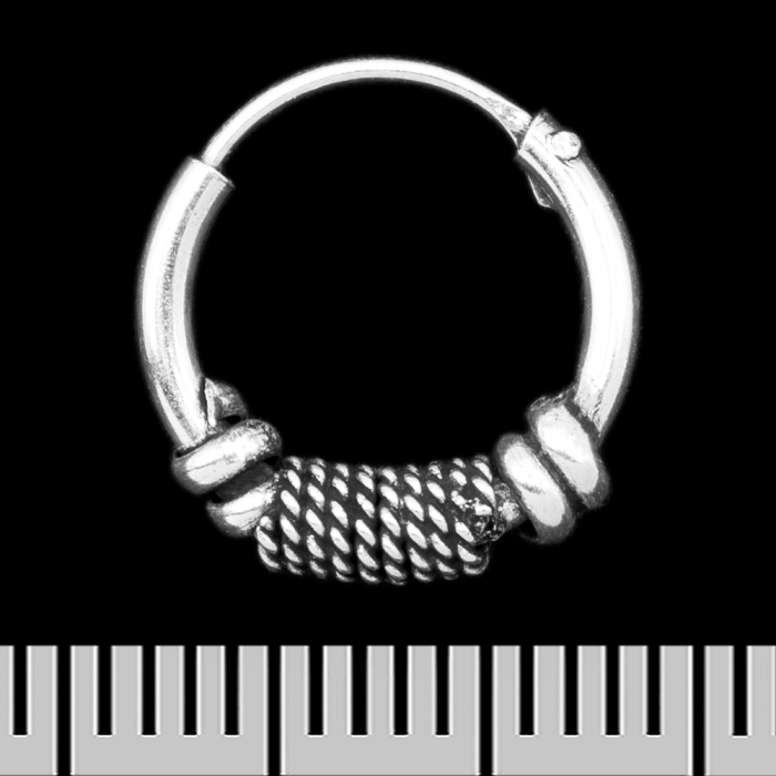 Earring, ring with a pattern (eas-200)