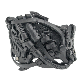 Steampunk bracelet black (bsp-71)