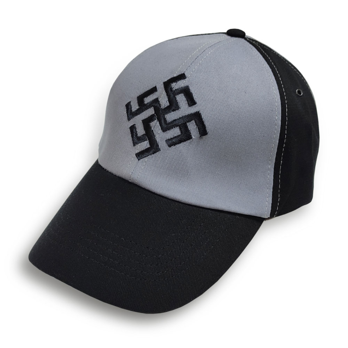 Baseball cap gray-black Fern Flower