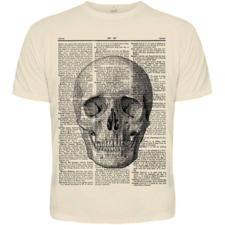 Urbanist Skull T-shirt in beige