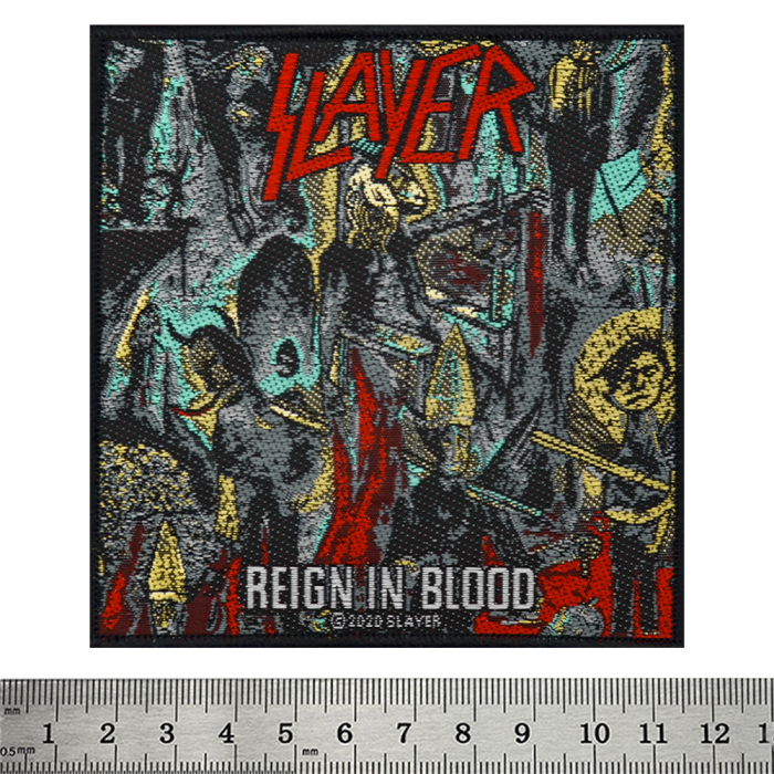 Sew on patch Slayer "Reign In Blood" (ofp-006)