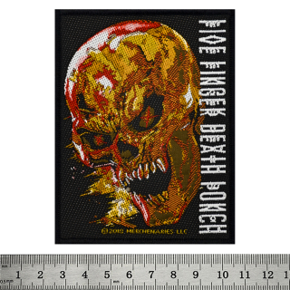 Sew on patch Five Finger Death Punch (bloody skull) (ofp-019)