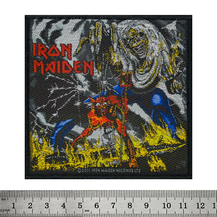 Sew on patch Iron Maiden "The Number of the Beast" in blister (ofpb-025)