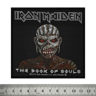 Sew on patch Iron Maiden "The Book Of Souls" in blister (ofpb-029)