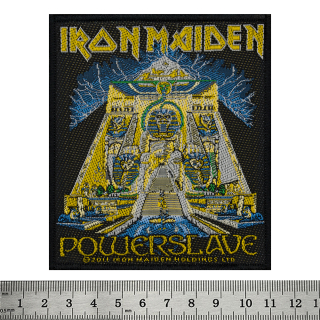 Sew on patch Iron Maiden "Powerslave" in blister (ofpb-031)
