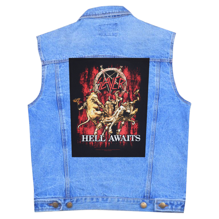 Slayer "Hell Awaits" Back Patch (olbp-002)