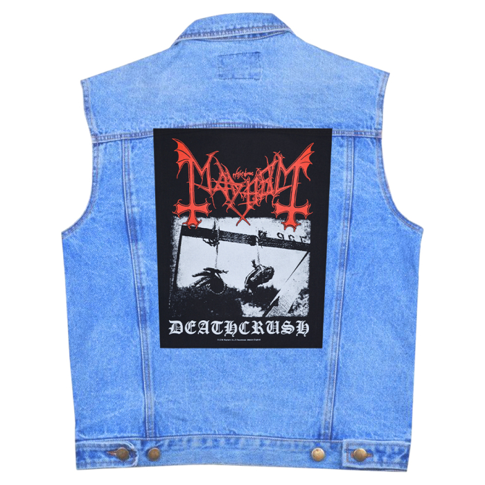 Mayhem "Deathcrush" Back Patch (olbp-006)
