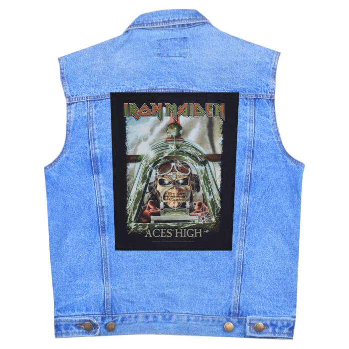 Iron Maiden "Aces High" Back Patch (olbp-011)