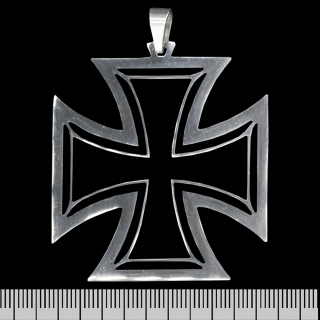 Pendant Iron Cross, figured, carved, large (ptsb-202)