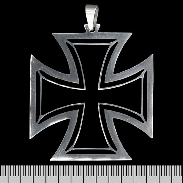 Pendant Iron Cross, figured, carved, large (ptsb-202)