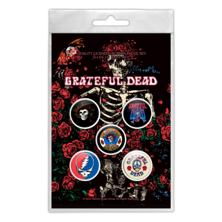 Gift icon set GRATEFUL DEAD - SKELETON & ROSE (iol-006)