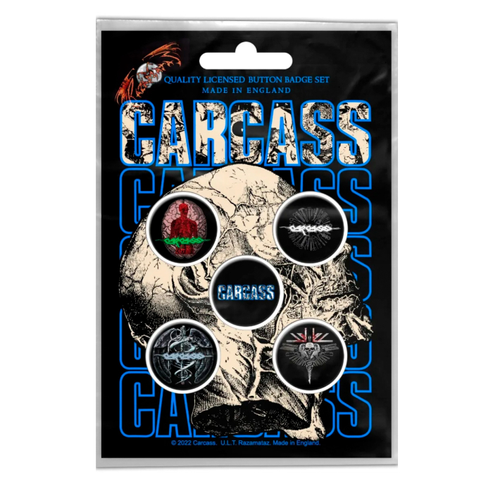 Gift icon set CARCASS - NECRO HEAD (iol-019)
