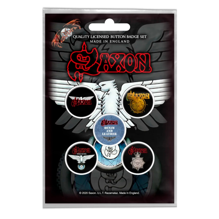Gift icon set SAXON - WHEELS OF STEEL (iol-027)