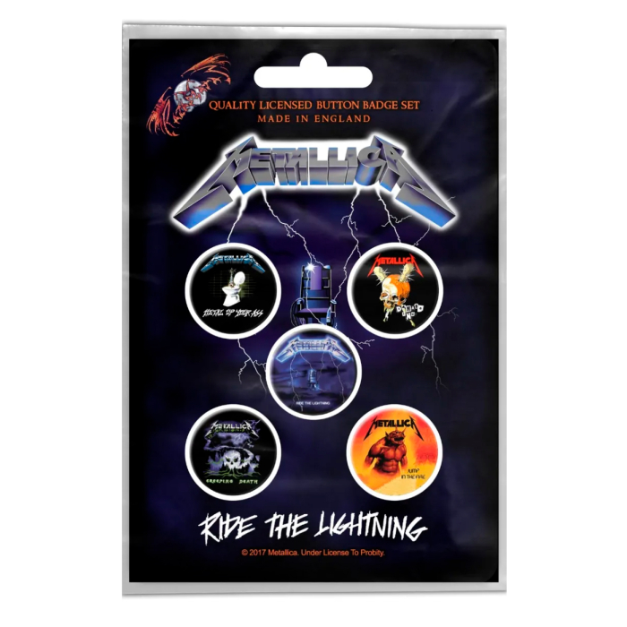 Gift icon set METALLICA - RIDE THE LIGHTNING (iol-046)