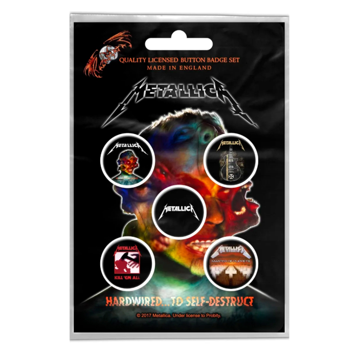Gift icon set METALLICA - HARDWIRED TO SELF DESTRUCT (iol-055)