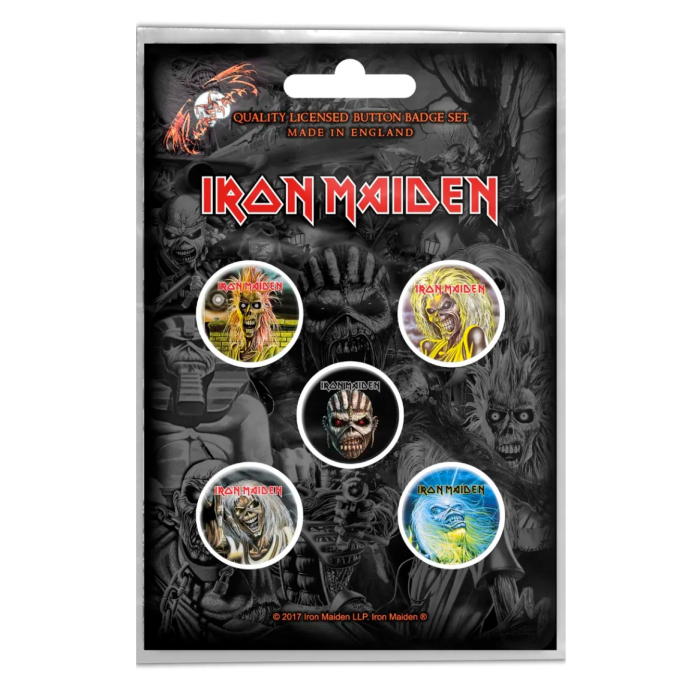 Gift icon set IRON MAIDEN - THE FACES OF EDDIE (iol-062)