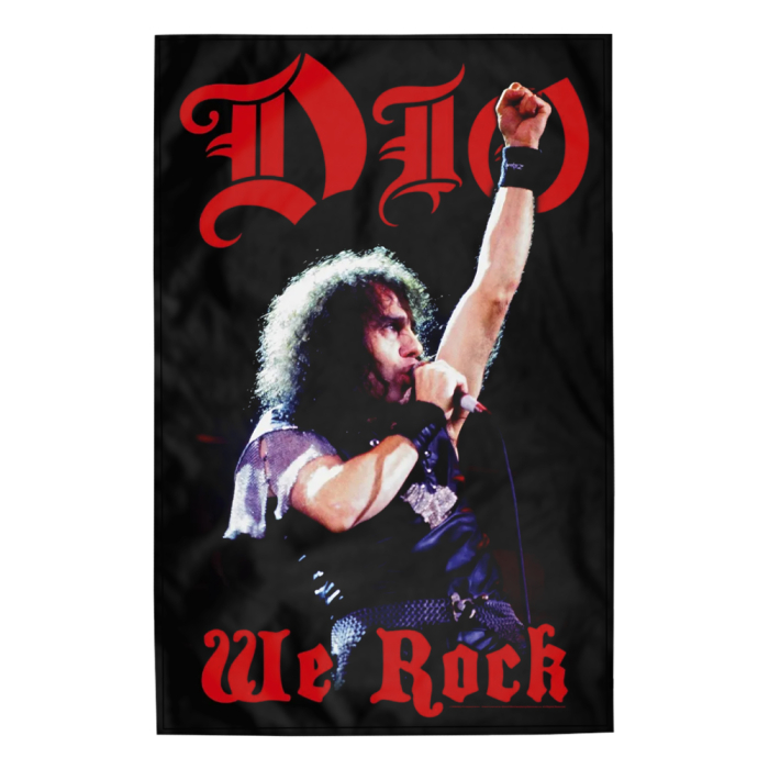Flag (textile poster) DIO - WE ROCK (fol-004)