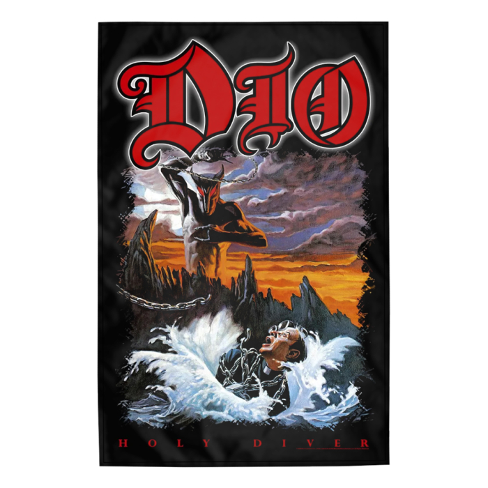 Flag (textile poster) DIO - HOLY DIVER (fol-005)