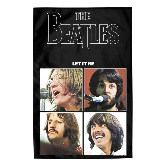 Flag (textile poster) THE BEATLES - LET IT BE (fol-007)