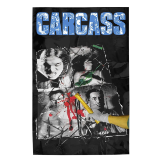 Flag (textile poster) CARCASS - NECROTICISM (fol-010)