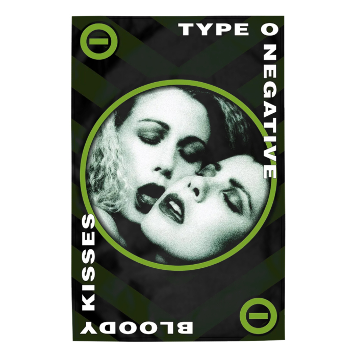 Flag (textile poster) TYPE O NEGATIVE - BLOODY KISSES (fol-011)