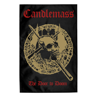 Flag (textile poster) CANDLEMASS - THE DOOR TO DOOM (fol-014)