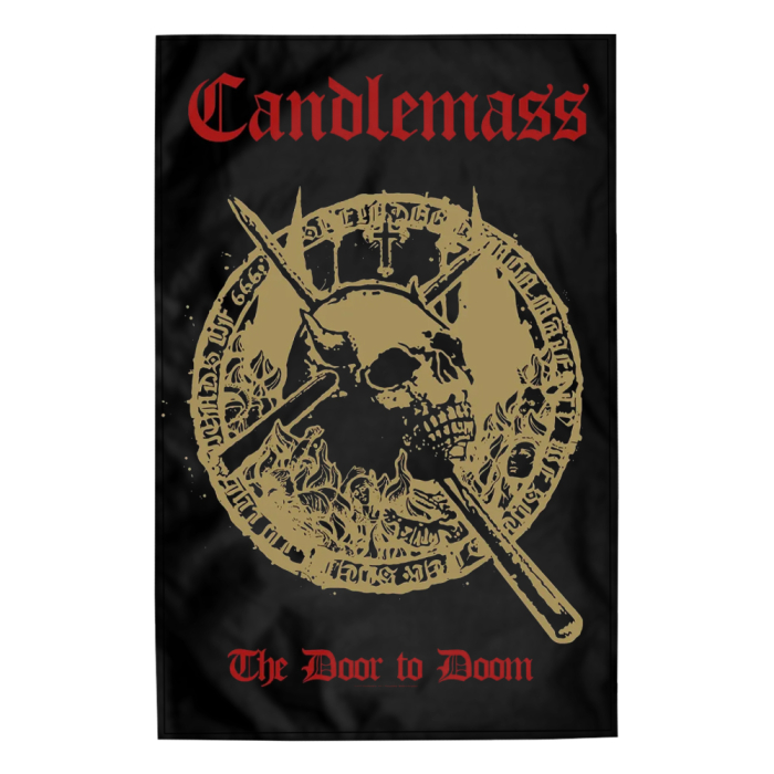 Flag (textile poster) CANDLEMASS - THE DOOR TO DOOM (fol-014)
