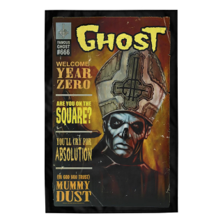 Flag (textile poster) GHOST - MAGAZINE (fol-015)