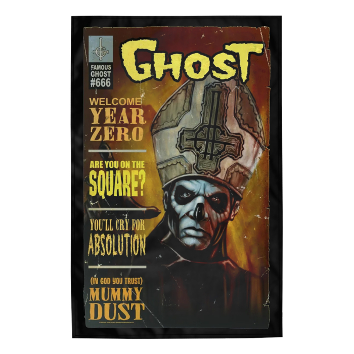 Flag (textile poster) GHOST - MAGAZINE (fol-015)