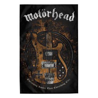 Flag (textile poster) MOTORHEAD - LEMMY'S BASS (fol-024)