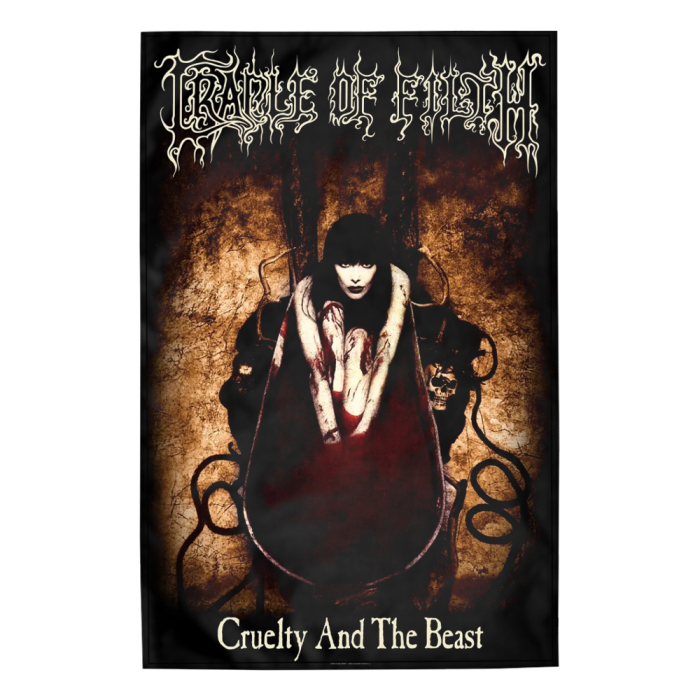 Flag (textile poster) CRADLE OF FILTH - CRUELTY AND THE BEAST (fol-028)