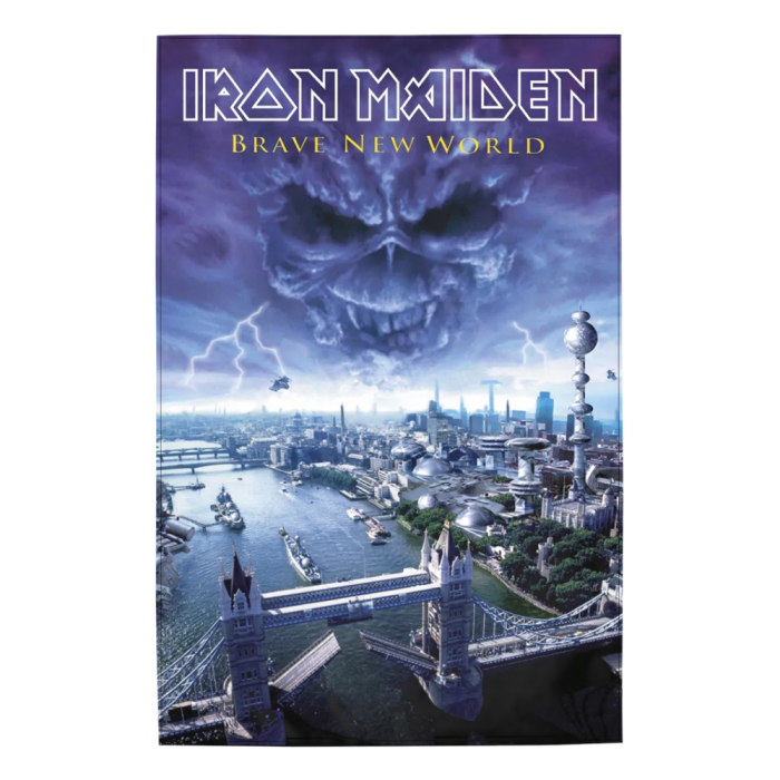 Flag (textile poster) IRON MAIDEN - BRAVE NEW WORLD (fol-030)