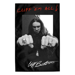 Flag (textile poster) METALLICA - CLIFF 'EM ALL! (fol-034)