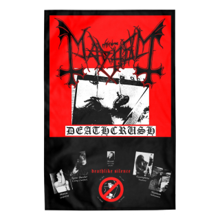 Flag (textile poster) MAYHEM - DEATHCRUSH (fol-035)
