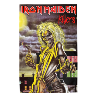 Flag (textile poster) IRON MAIDEN - KILLERS (fol-038)