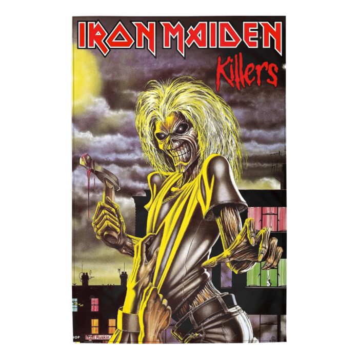 Flag (textile poster) IRON MAIDEN - KILLERS (fol-038)