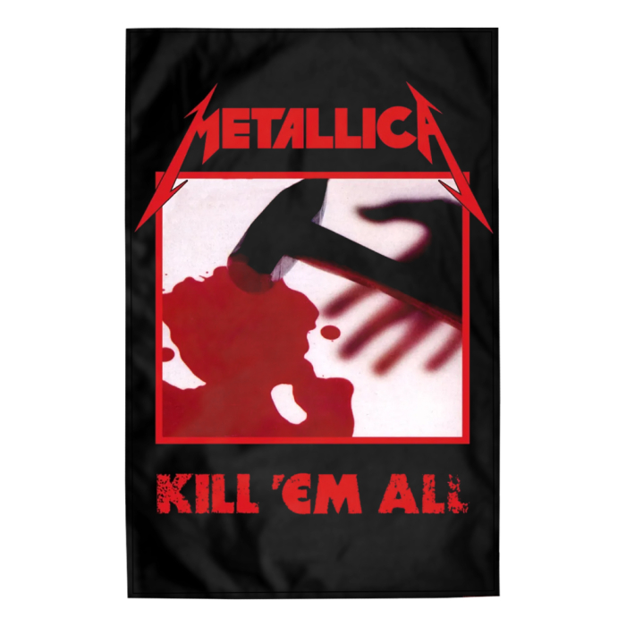Flag (textile poster) METALLICA - KILL EM ALL (fol-043)