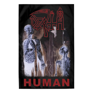Flag (textile poster) DEATH - HUMAN (fol-045)