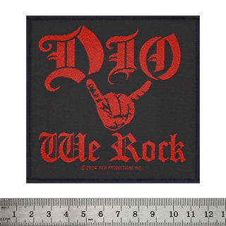 Sew on patch DIO - WE ROCK (ofp-033)