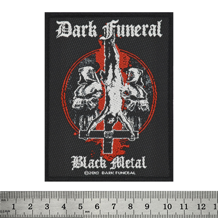 Sew on patch DARK FUNERAL - BLACK METAL (ofp-042)