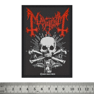 Sew on patch MAYHEM - ALPHA OMEGA DAEMON (ofp-057)