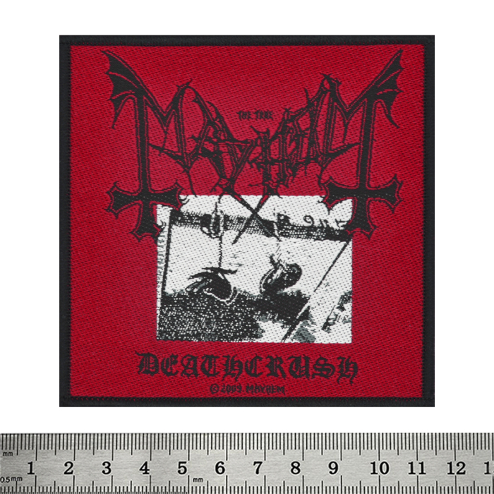 Sew on patch MAYHEM - DEATHCRUSH (ofp-058)